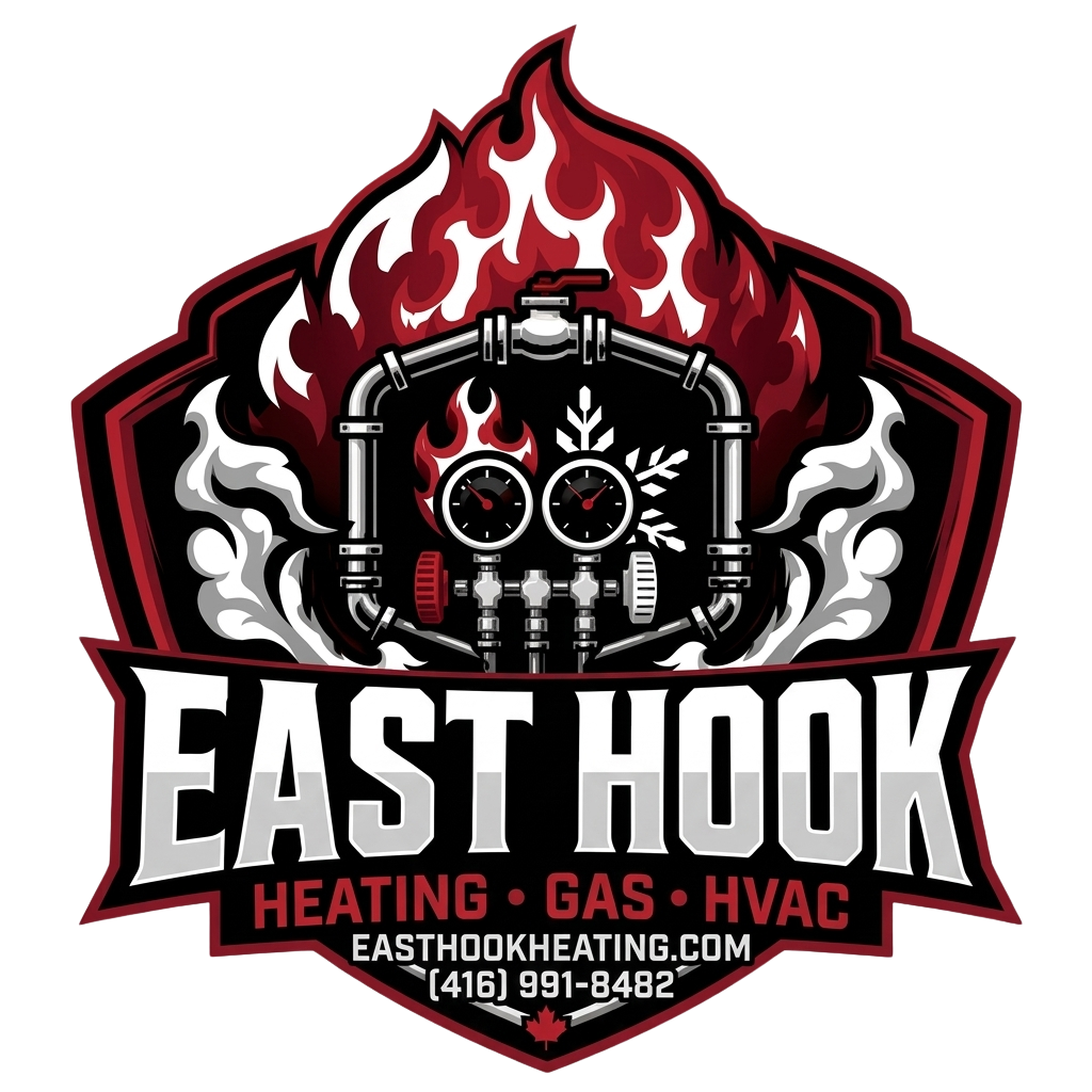East Hook Heating, Gas & HVAC logo crest