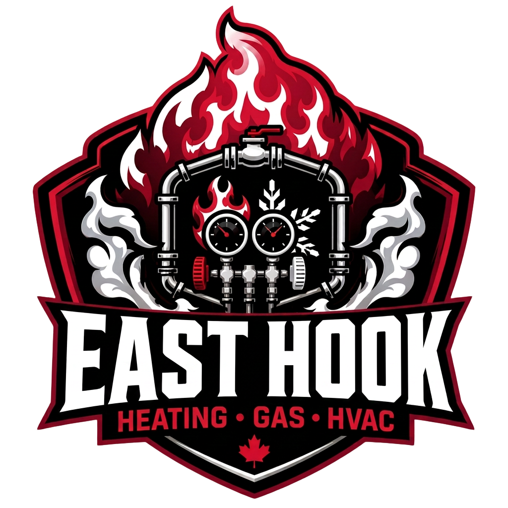 East Hook Heating, Gas & HVAC logo crest